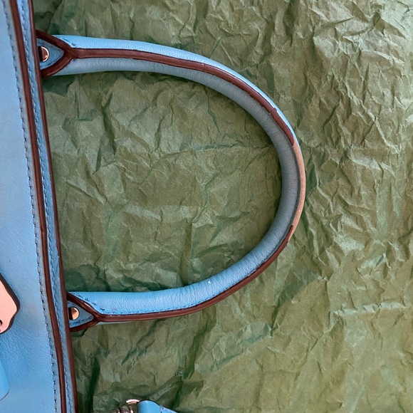 Coach Legacy Perforated Mini Tanner Robin Blue - Picture 3 of 3